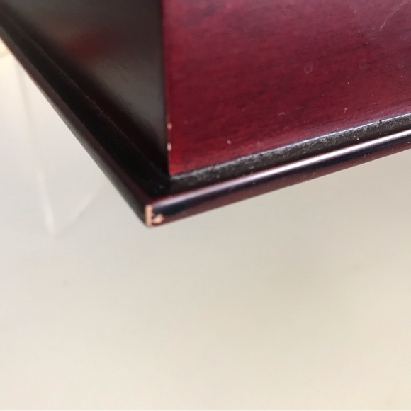 Wooden Jewelry Box Theresa Kogut Print Folk Art Flower Basket - Vintage - Picture 14 of 14